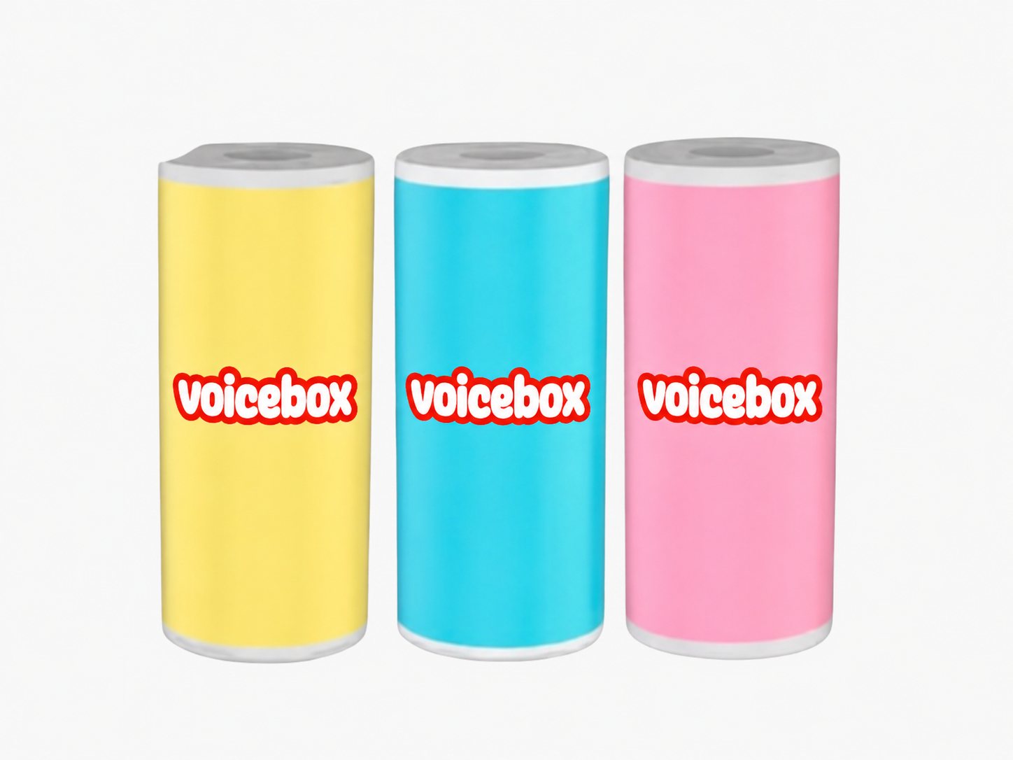 3 Adet Yapışkanlı Renkli Sticker Yazıcı Kağıdı